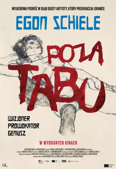 Plakat wydarzenia:  Malarstwo na ekranie: Egon Schiele. Poza tabu 