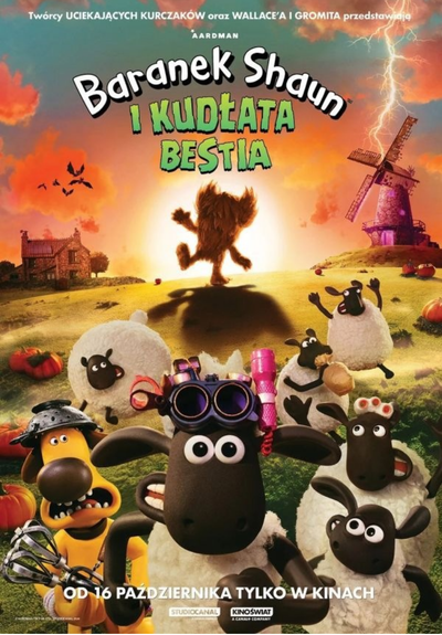 Event poster:  Baranek Shaun i kudłata bestia