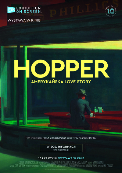 Plakat wydarzenia:  Wystawa w kinie: Hopper. Amerykańska love story 