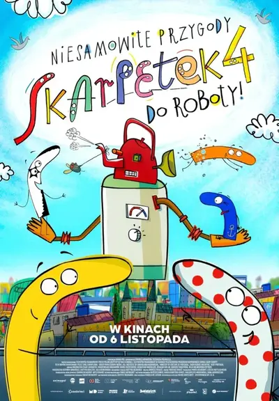 Event poster:  Niesamowite przygody skarpetek 4. Do roboty!